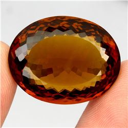 Natural Unheated Golden Cognac Quartz 44.85 Ct