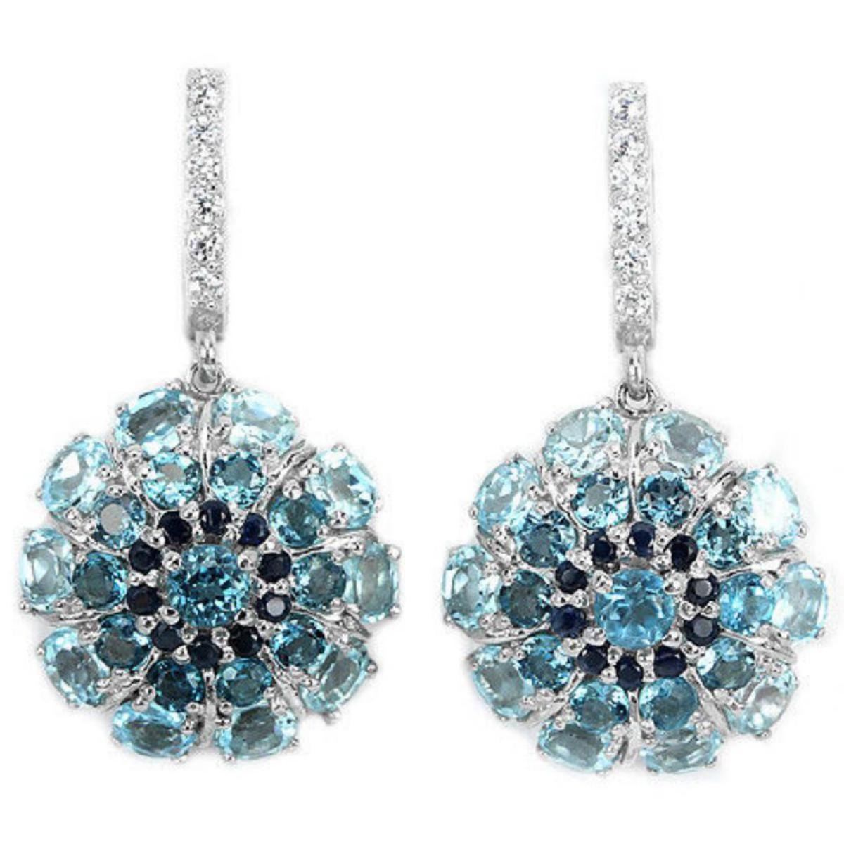 London blue topaz earrings Clearance
