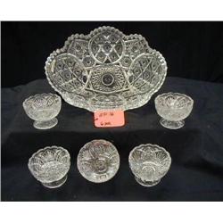 E.A.P.G. 1890S, INCLUDES LARGE OVAL BOWL 11 1/2in