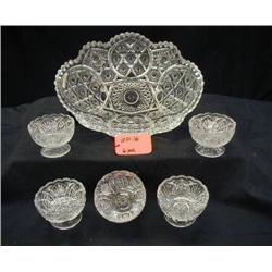 E.A.P.G. 1890S, INCLUDES LARGE OVAL BOWL 11 1/2in