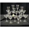 Image 1 : 1920 CUT LILY OF THE VALLEY STEMWARE INCLUDES (4)