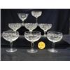 Image 1 : 1920 CUT WHITE STEMWARE INCLUDES (1) 3 1/4in DAIS