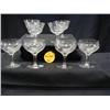 Image 1 : 1920 CUT WHITE STEMWARE INCLUDES (4) 3 3/8in DAIS