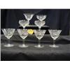 Image 1 : 1930 CUT STEMWARE INCLUDES (4) 4 1/2in MUM LIKE F