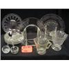 Image 1 : 1930S -40S CLEAR DEPRESSION GLASS INCLUDES (1) 8i