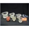 Image 1 : ASST GLASSWARE LOT INCLUDES (3) BUTTON and DIASY 