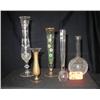 Image 1 : ASST VASE LOT INCLUDES (1) CRACKLE VASE 9in, (1) 