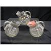Image 1 : 1920S BALL JUGS, 3 PCS. 7in, EXCELLENT           