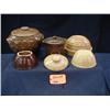 Image 1 : ASST. AMERICAN GLAZED POTTERY LOT INCLUDES (1) 6 