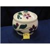 Image 1 : WATT, STAR FLOWER COOKIE JAR, 7 1/2in, AS IS (HAS