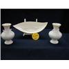 Image 1 : LENOX INCLUDES (2) VASES 4 3/8inT EXCELLENT, (1) 