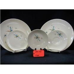 SALEM NORTHSTAR SET INCLUDES (4) 9 3/4in PLATES, 