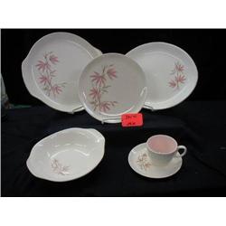SALEM PINK BAMBOO SET INCLUDES (12) 9 1/4in DINNE