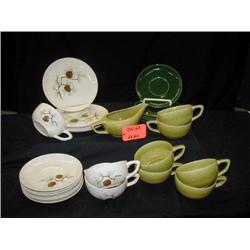 FRENCH SAXON inALOHAin INCLUDES, (6) SAUCERS EXCE