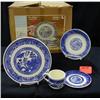 Image 1 : SCIO POTTERY CO. BLUE WILLOW IRONSTONE SERVICE FO