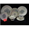 Image 1 : AMERICAN LIMOGES GREY BLOSSOM DINNERWARE INCLUDES