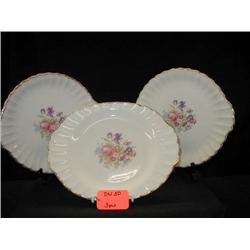 LEIGHWARE SERVICE SET, 22K GOLD TRIM, INCLUDES (1