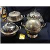 Image 1 : TURN OF THE CENTURY SILVER PLATE BUTTER DOMES INC