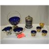Image 1 : 1930S ASST. METAL HOLDERS W/ COBALT INSERTS INCLU