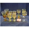 Image 1 : AMBER STEMWARE LOT INCLUDES, (4) IMPERIAL (W/ ORI