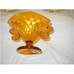 1930S ELEGANT AMBER GLASS INCLUDES NEW MARTINSVIL