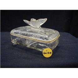 1940 AM. PRESSED BUTTERFLY COVERED DIVIDED CIGARE