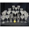 Image 1 : 1920 AMERICAN ART DECO ETCHED STEMWARE INCLUDES (