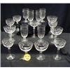 Image 1 : 1930 AMERICAN SIGNED FOSTORIA CUT STEMWARE INCLUD