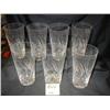 Image 1 : ENGLISH SIGNED STUART,CUT CRYSTAL TUMBLERS,7 PCS,