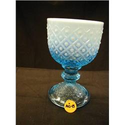 FENTON OVERSIZED GOBLET 7 1/4inT 4 1/2inD HOBNAIL