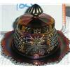 Image 1 : NORTHWOODS COVERED CHEESE DISH W/GRAPE and CABLE 