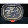 Image 1 : 1880, ENGLISH, RIDGEWAY PLATTER 16inL X 12 1/2inW