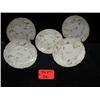 Image 1 : GERMAN PAPER THIN BISQUE DESSERT PLATES TRANSFER 