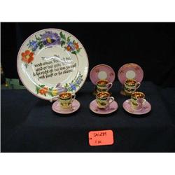 GERMAN SEMI PORC INCLUDES SET (5) LUSTRE GLAZE HN