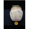 Image 3 : 1880 BISCUIT JAR 4 1/2inDIA. 6 3/8inT PINK and BL