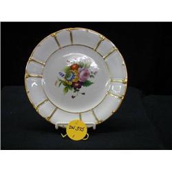 1840 CONTINENTAL PORC. HND. PTD. FLORAL PLATE 9 1