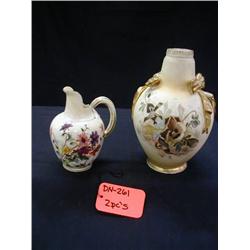 1880 EUROPEAN HND. PTD. BISQUE INCLUDES (10 VASE 