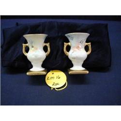 UNSIGNED LIMOGES BLANK HND. PTD. VASE (1) 3 1/8in