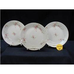 HAVILAND CH. FIELD LIMOGES (3) 7 1/2in SOUP BOWLS