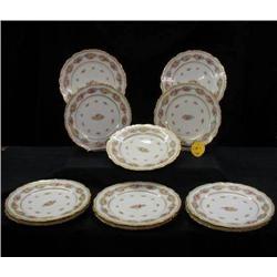 1920 LIMOGES FRENCH ELITE WORKS FLORALS 22K HND. 