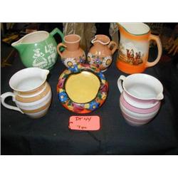 CZECHOSLOVAKIA POTTERY LOT INCLUDES ASHTRAY JM mZ