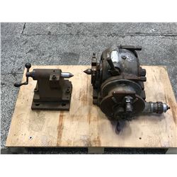 KEARNEY & TRECKER DIVIDING HEAD W/ TAILSTOCK