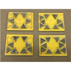 (33) CIRCLE PRECISION TD-6P-1 & TD-6P-05 CARBIDE INSERT