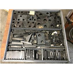 LOT OF TIE DOWN BLOCK & CLAMP