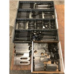 LOT OF TIE DOWN BLOCK , CLAMP & BOLTS