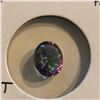 Image 2 : Rare HUGE 4.25 Carat MYSTIC TOPAZ Oval Cut