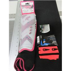 New Adult Soccer Shin Pads and 1 Pair of Socks