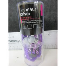 New Dinosaur Driver Zipper Headphones