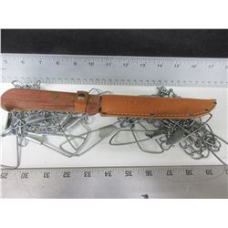 Frost Fish Fillet Knife , made in Sweden and 2 Fish Chains