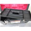 Image 2 : Hyper Tough 22" Toolbox with tray / top by handle has been repaired/glued